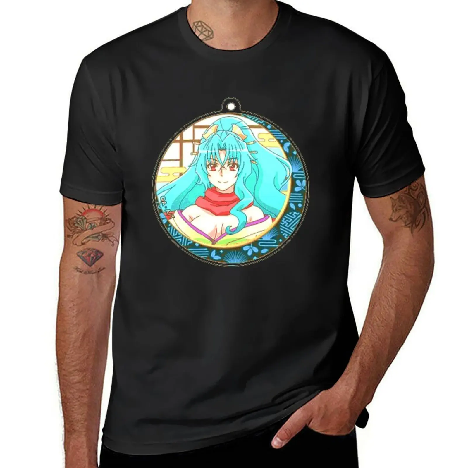 

Tsukimichi fanart characters for anime fans T-Shirt korean fashion plus sizes animal prinfor boys customizeds clothes for men