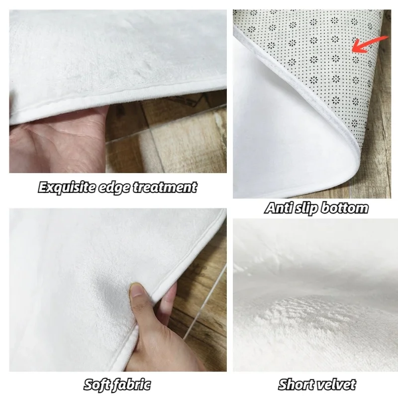 어린이 침실용 3D 귀여운 강아지 카펫, 애완 동물 가게 바닥 매트, 미끄럼 방지 크롤링 놀이 패드, 홈 발코니 장식 발 깔개
