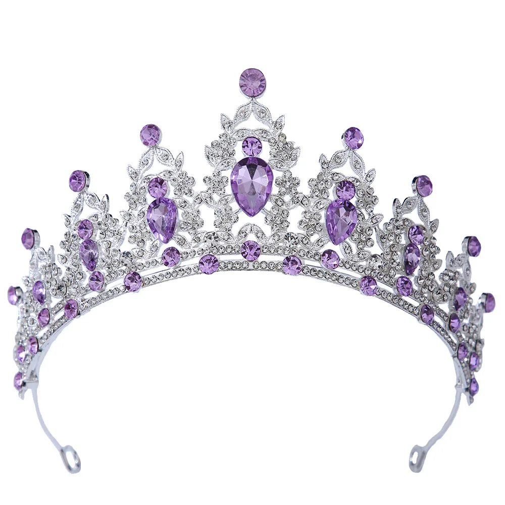 Kmvexo 18 cores princesa tiaras de cristal coroas bandana criança