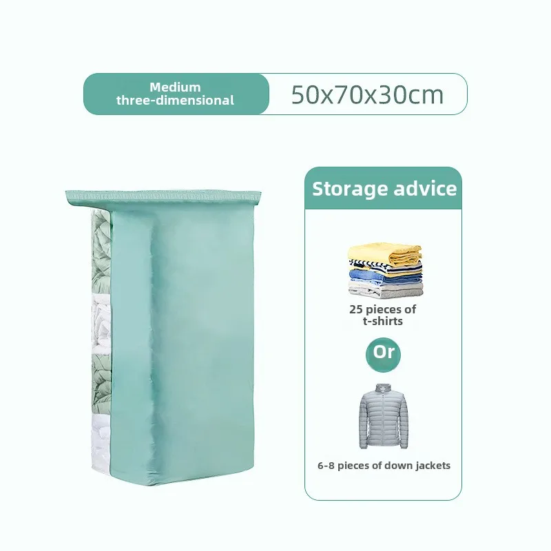 Vacuum Compression Bag No Pumping Clothes Quilt Storage Home Bag Large 3D Vacuum Compression Bags