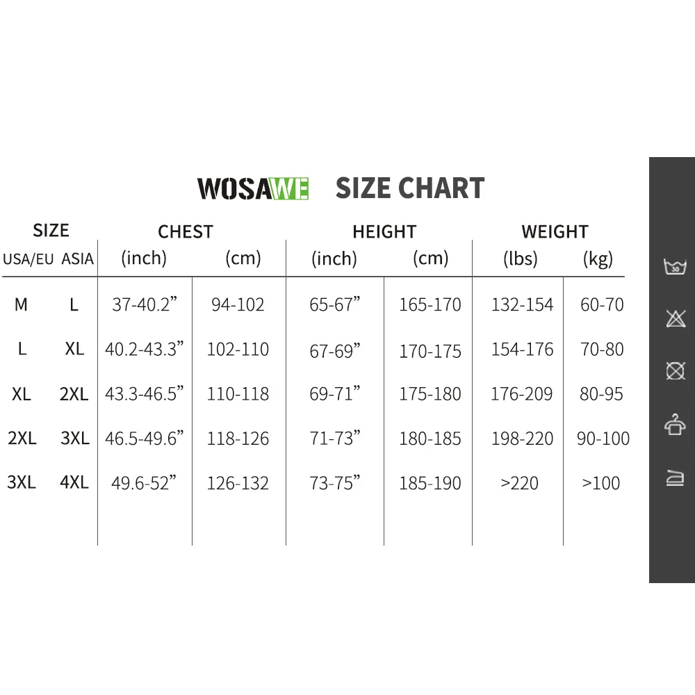 WOSAWE 겨울 남성용 사이클링 조끼 3+1 포켓 보온 플리스 질레 방풍 속건 슬리브리스 재킷 MTB 로드 바이크 의류