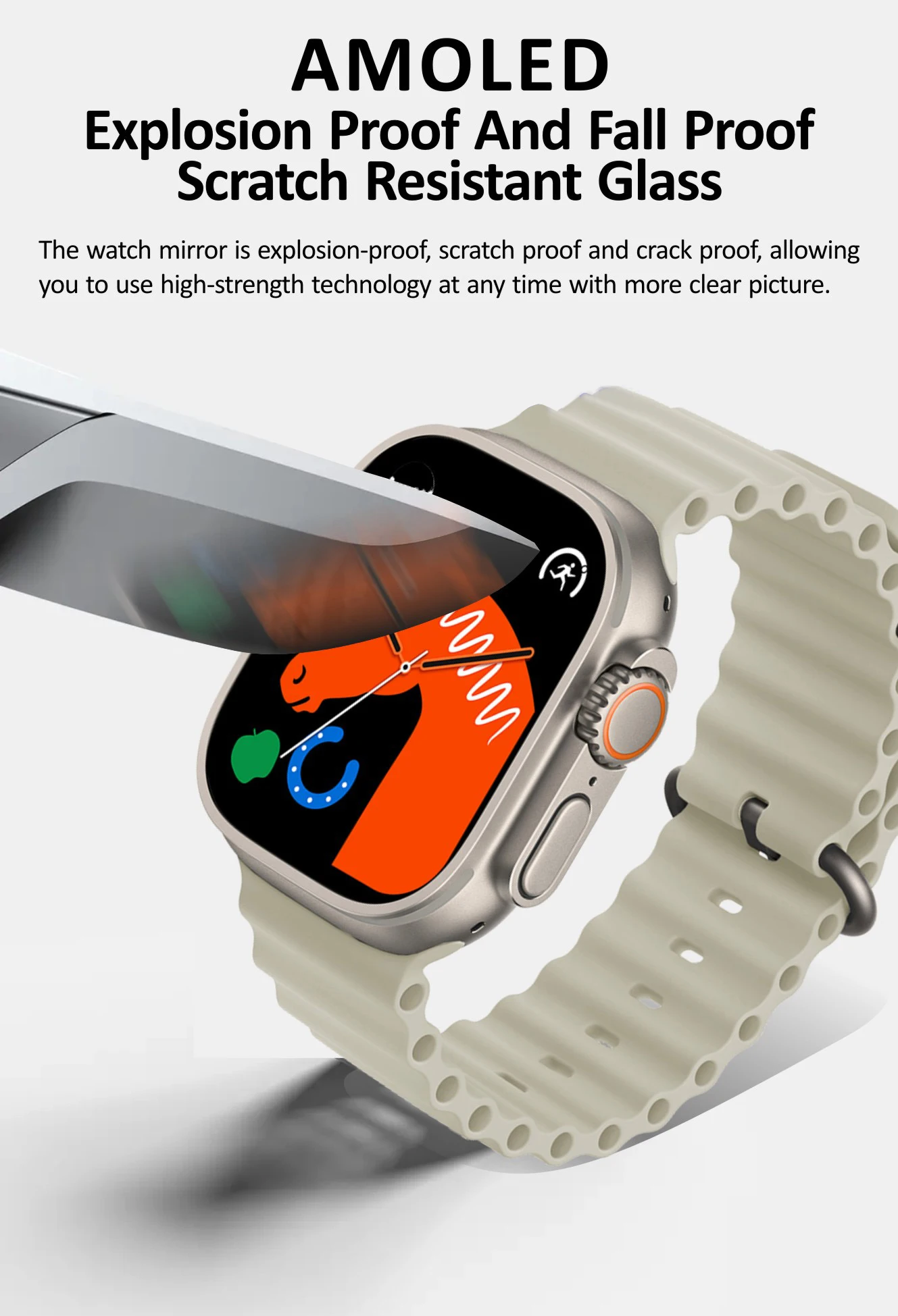   Ʈ ġ, Iw8 Ʈ ƽ Ʈ ġ ø 8, 49mm ƼŸ ձ ٵ, 2.0 ġ Ƽ ũ, BT ȭ, NFC ECG IP68