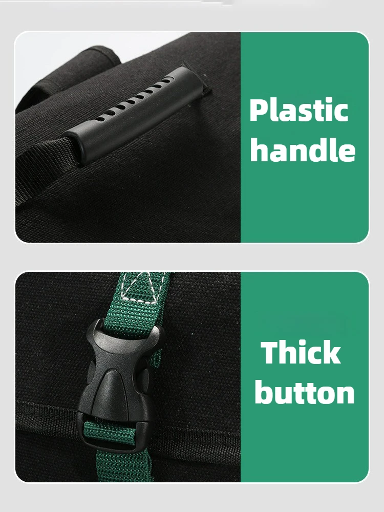 Professional Tool Backpack Oxford Cloth Multifunctional Tools Organizer Large Storage Bag Portable Electrician Accessories 5