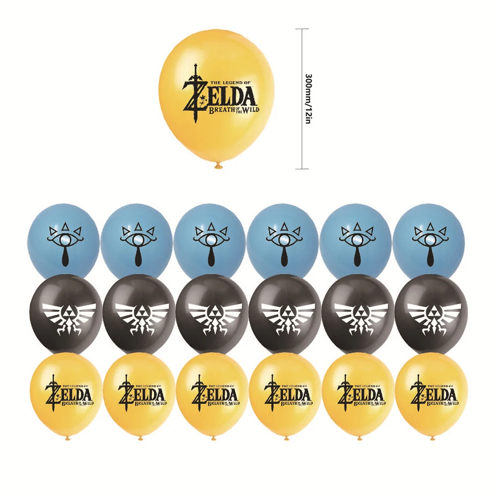 Legend of Zelda Birthday Party Balloon Decoration Set Kids Birthday Party  Supplies Banners Flag Pulling Cake Flag Planting Gift - AliExpress