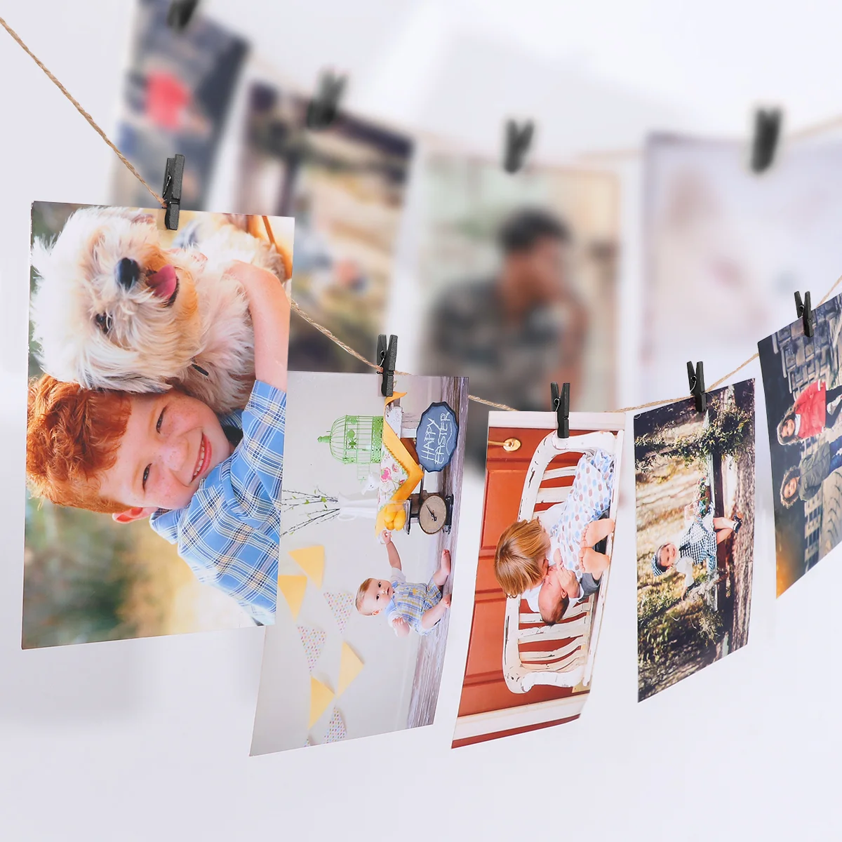 100pcs Wooden Clothespins Small Picture Clips Photo Paper Peg Pin for Crafts Decoration Hanging Photo