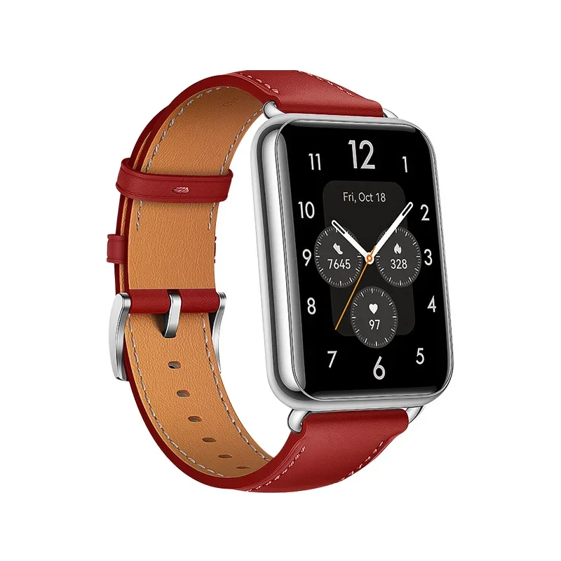 Genuine Leather Strap for Smartwatch - Retro Sport Wristband Replacement Accessory