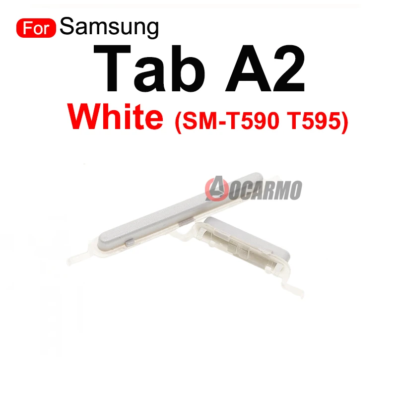 삼성 갤럭시 탭 A2 T590 T595 / 탭 S7FE SM-T730 T735 교체 부품용 사이드 키 버튼 키 1세트