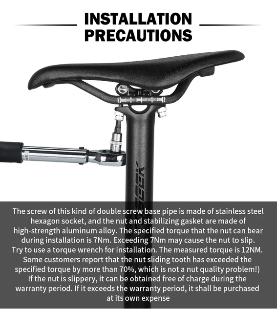 Saddle Ultimate Use Seatpost Bike Seat Pillar – FittooBicycle