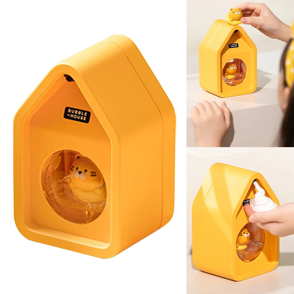 Description Picture 6 of itemCute Touchless Sensor Soap Dispenser 6.8oz/200ml Rechargeable Auto Soap Dispenser Hands Free Soap Dispenser for Bathroom Kitchen