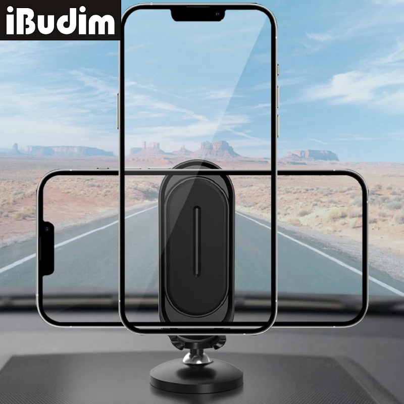 

Magnetic Car Phone Holder Universal Strong Magnet Car Mobile Phone Bracket GPS Support For iPhone 14 13 12 Xiaomi Huawei Samsung
