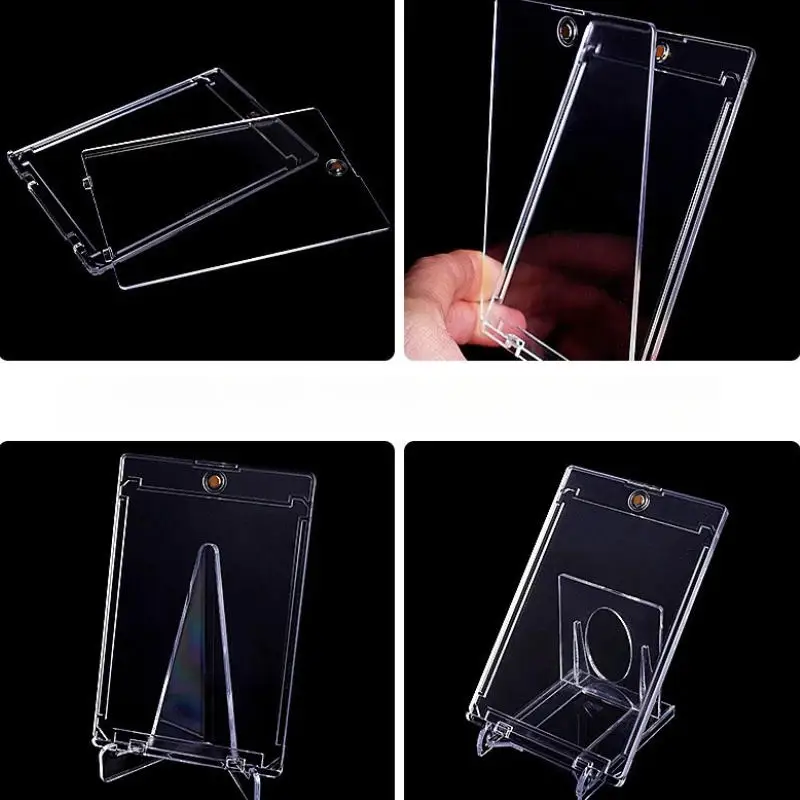 Magnetic Cards Holder 35PT Hard Protector Case Sleeve For Korean Kpop Idol Photo Cards Sports Trading Card 10-1PCS