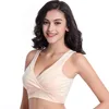 Pregnant Women Tank Tops Maternity Wide Shoulder Strap Comfort Bralette Without Underwire Cross Over Breastfeeding Bra Women Bra 1