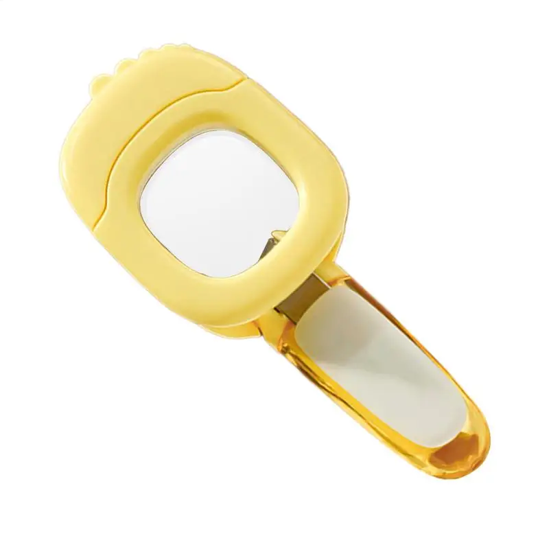 Nail Clippers With Magnifier Portable Travel Nail Scissors Traveling Pocket Toe Cutter Portable Travel Scissors