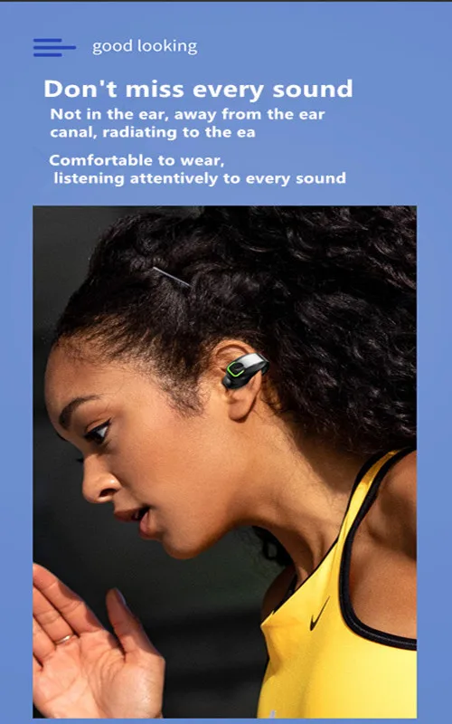 Wireless Bluetooth Earbuds - TWS Bass Headphones with Mic for Sports  Business