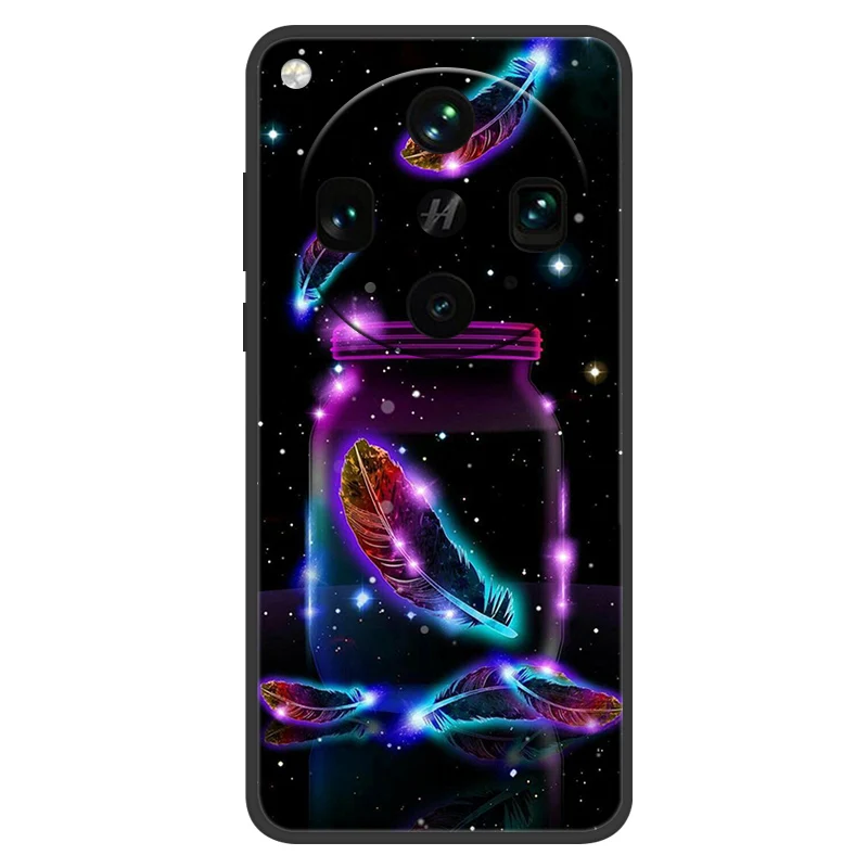 Charming Painted Silicone Shockproof Back Cover Case