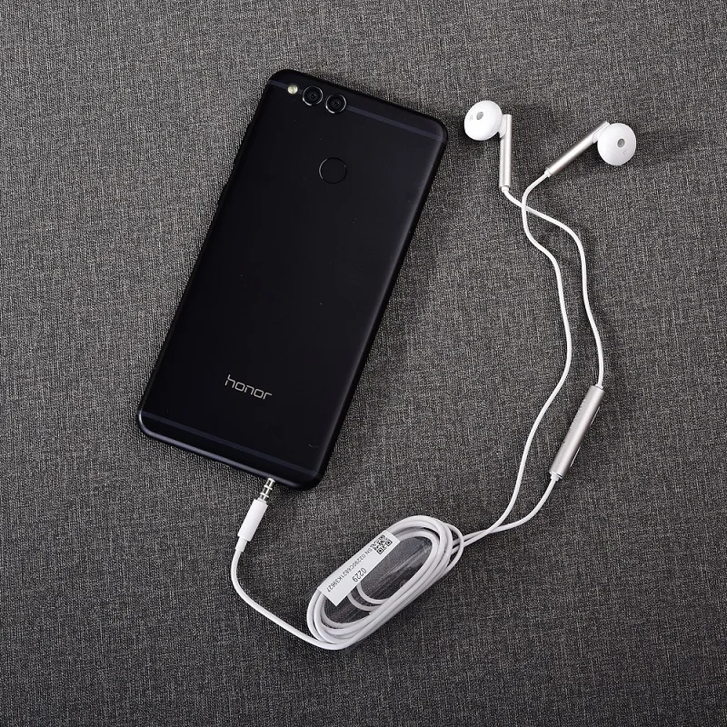 Honor AM116 3.5mm 이어폰 인이어 유선 볼륨 컨트롤 헤드셋, 마이크 포함, Honor 10 20 Lite 30S X20 X30 X40i Play 7T 8T V20