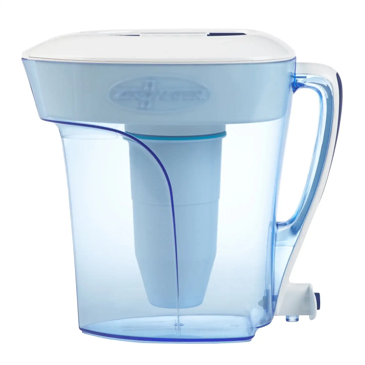 

ZeroWater® 10 Cup Ready-Pour® Filtered Pour-Through Water Pitcher - Blue
