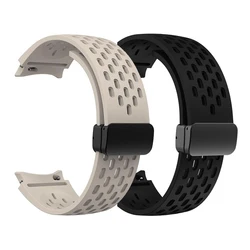 Breathable Magnetic Strap for Smartwatch - Ultra Comfort Band (Grey and black)