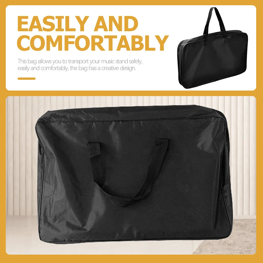 

Black Carry on Suitcase Music Stand Bag Musical Instruments Carrying Oxford Cloth