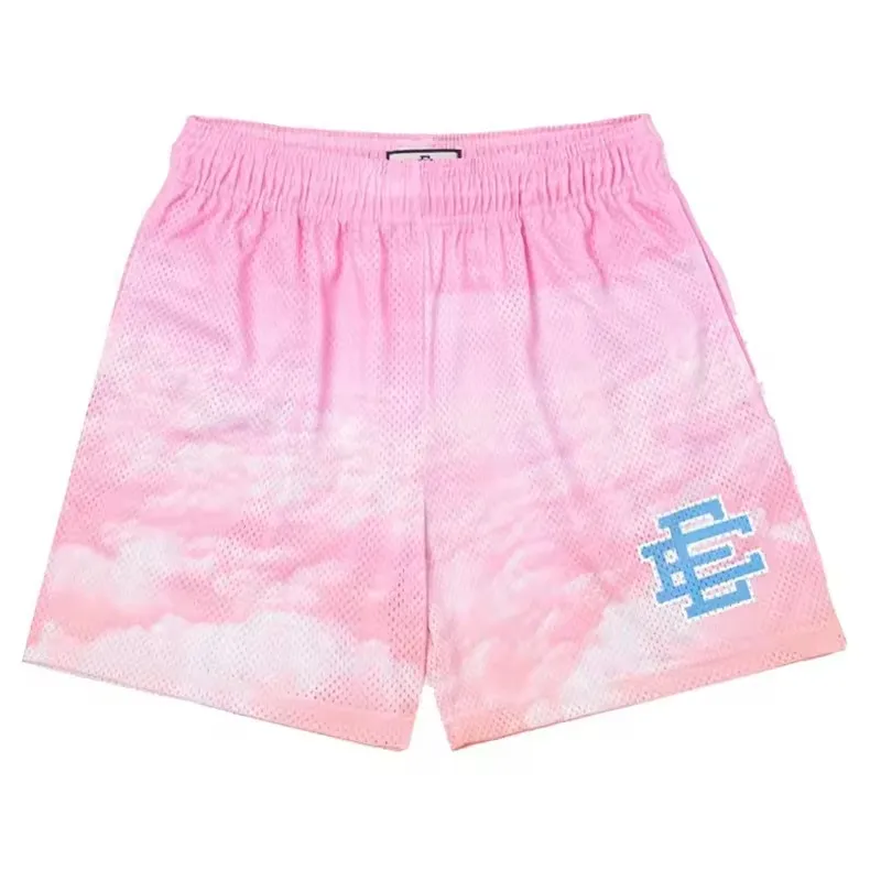 Eric Emanuel EE Men's Casual Sports Shorts Summer Gym Workout Mesh Shorts