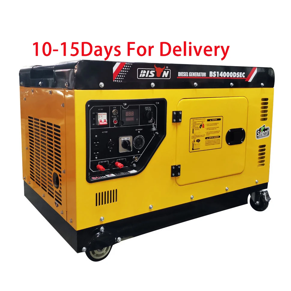 

Standby Backup Air Cooled Heavy Duty 220/380V 3 Phase Electric Single Cylinder 10kw 15kw Silent dies el Engine Generator