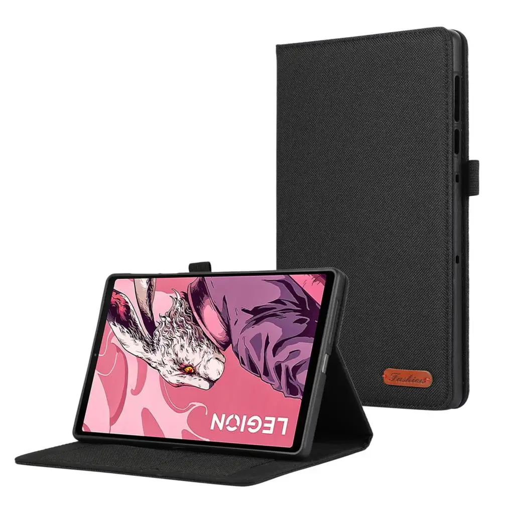 Flip Stand Case para Lenovo Tab Capa de Silicone Macio para Legião Y700 2023 P11 Pro m7 K10 Cowboy P12 M10 5g m9 Tb310fu m8 4ª Geração 2023
