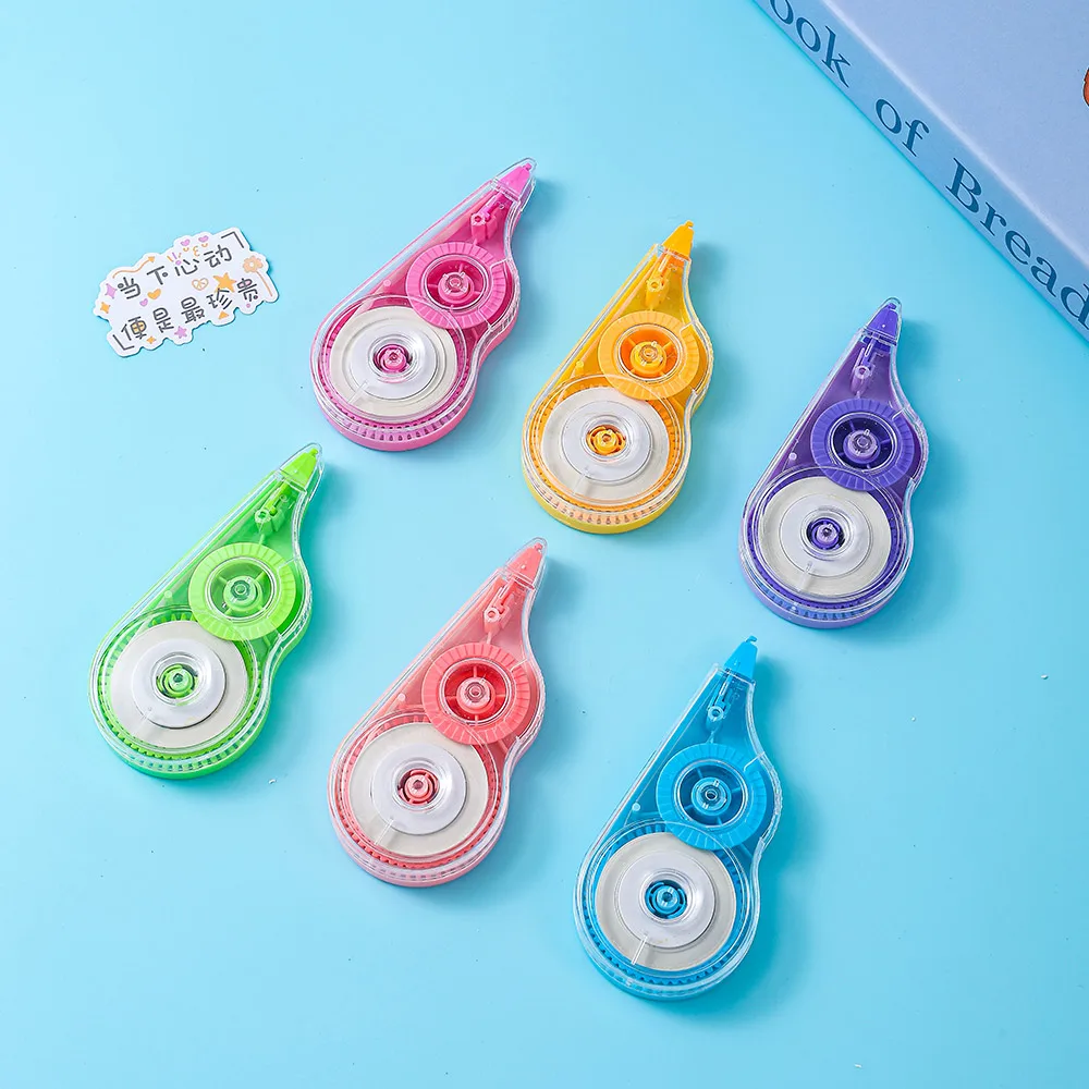 Correction Tape Set Student Supplies 6 Packs Correction Tape Stationery Large Capacity High Appearance Level Correction Tape - 4