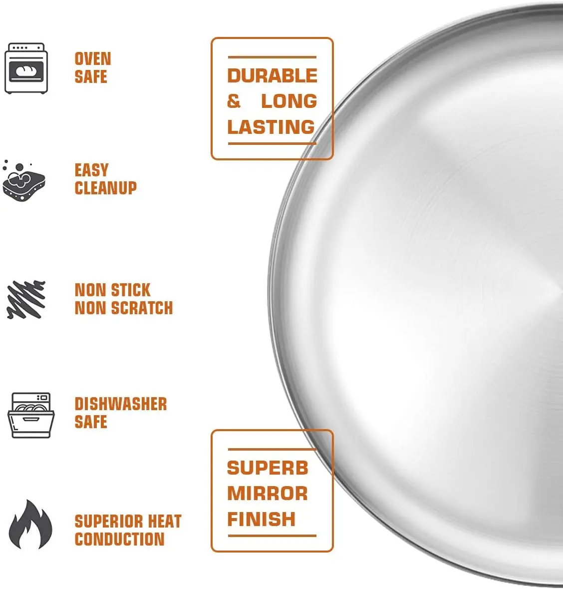 Stainless Steel Pizza Pan Set 3