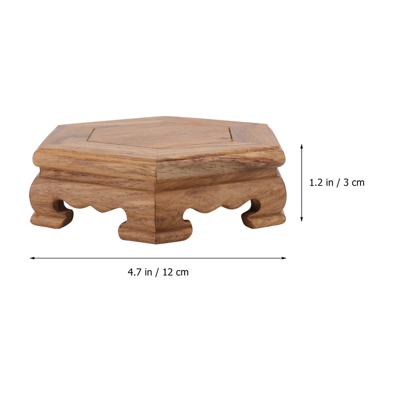 Grande Étagère Murale Hexagonale En Bois