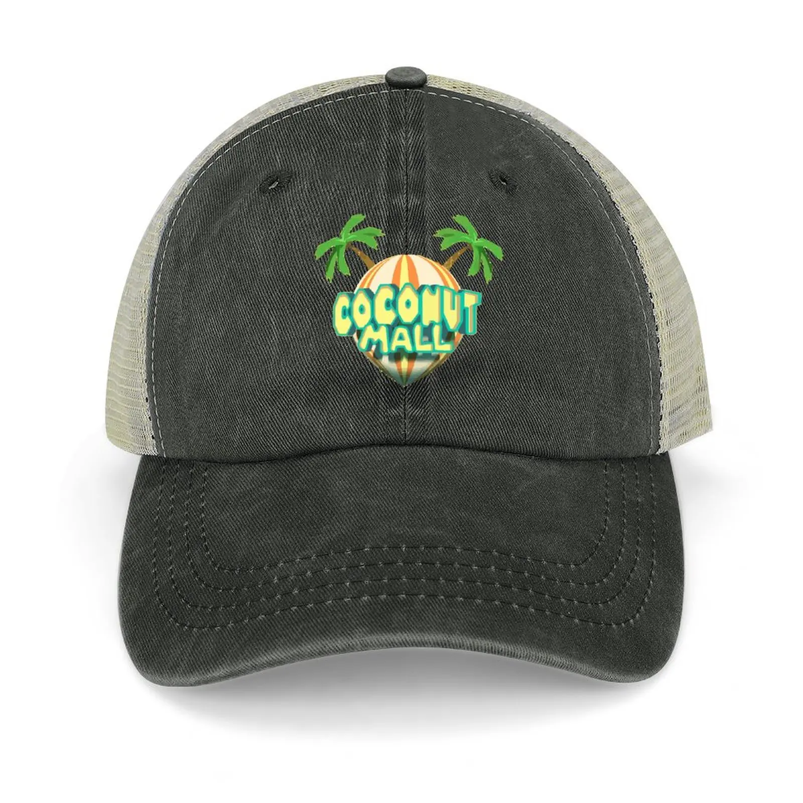 

Coconut Mall - Logo Cowboy Hat fishing hat Snap Back Hat Baseball Men Women's