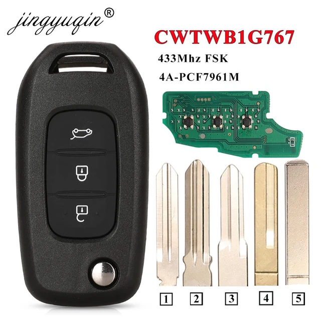 Jingyuqin Flip Remote Auto Schlüssel Shell 2 Taste Für Renault Dacia Logan  2 Logan II 2018 2019 2020 HU136te / HU56R/VA2/HU136 Fob Fall - AliExpress