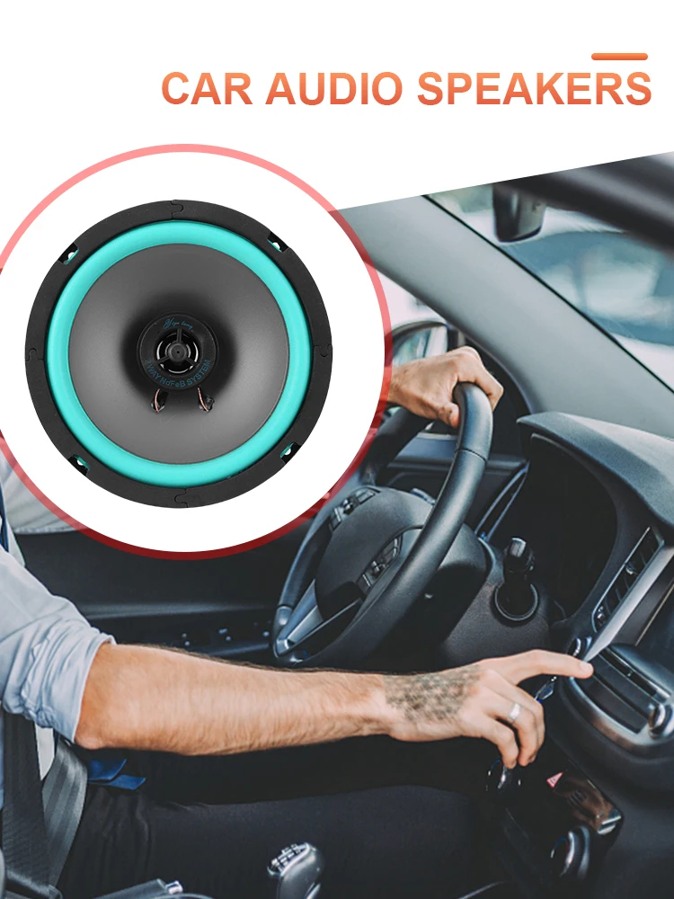 4/5/6 Inch Universal Car Speaker 100W/160W HiFi Coaxial Subwoofer Sensitivity 92dB Car Audio Music Stereo Car Subwoofer Stereo