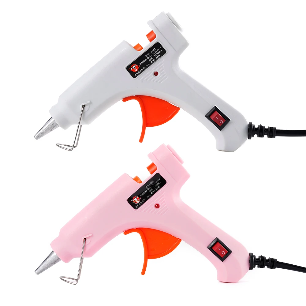 90W Hot Melt Glue Gun with Switch for 7mm Glue Stick Mini Indusrial Adhesive Hot Gun Electric Heat Temperature Gun Repair Tool 6