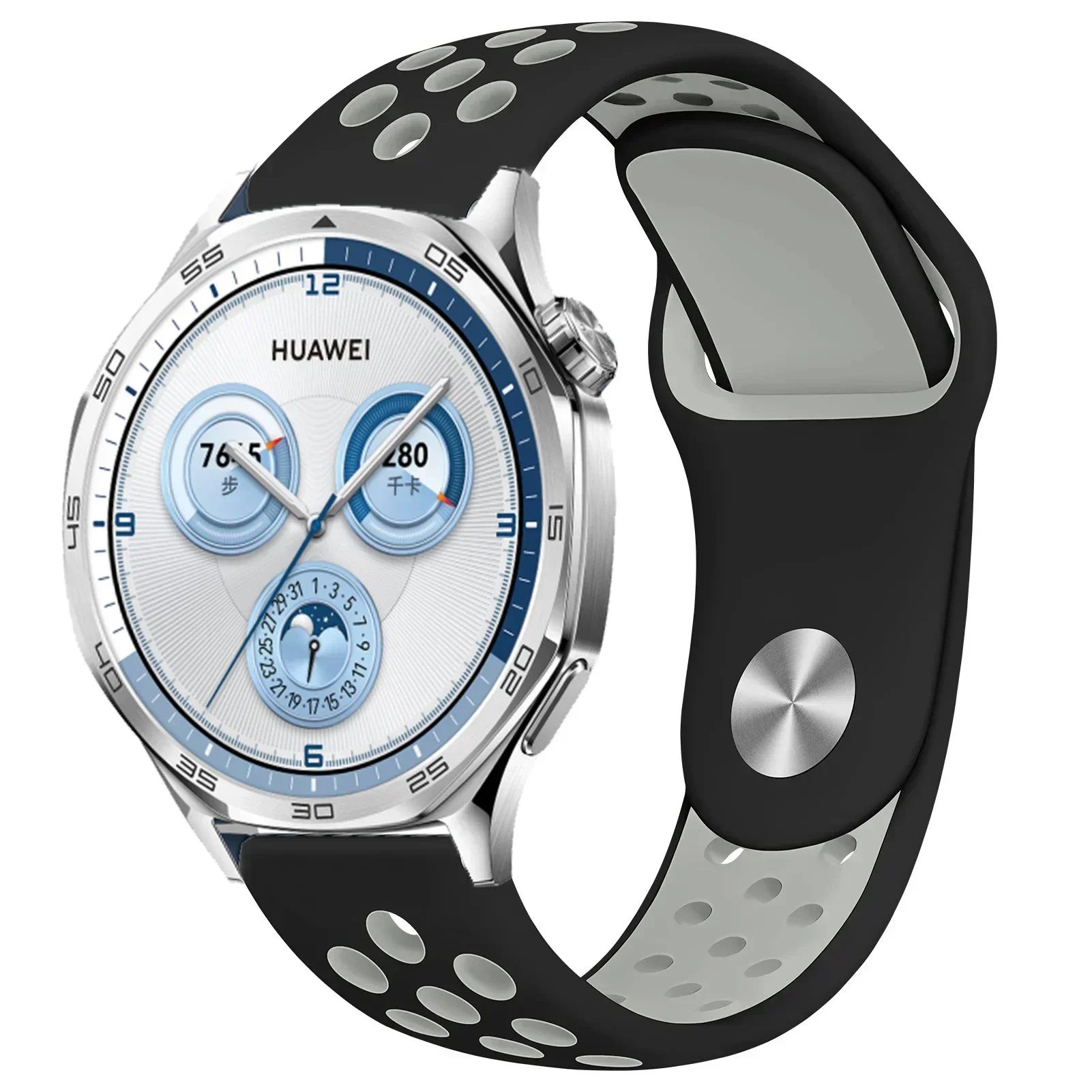 Silicone Two-Color Wristband - 22mm/20mm/18mm