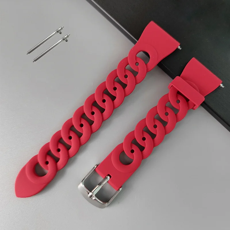 Premium Adjustable Silicone Watch Strap - Universal Fit