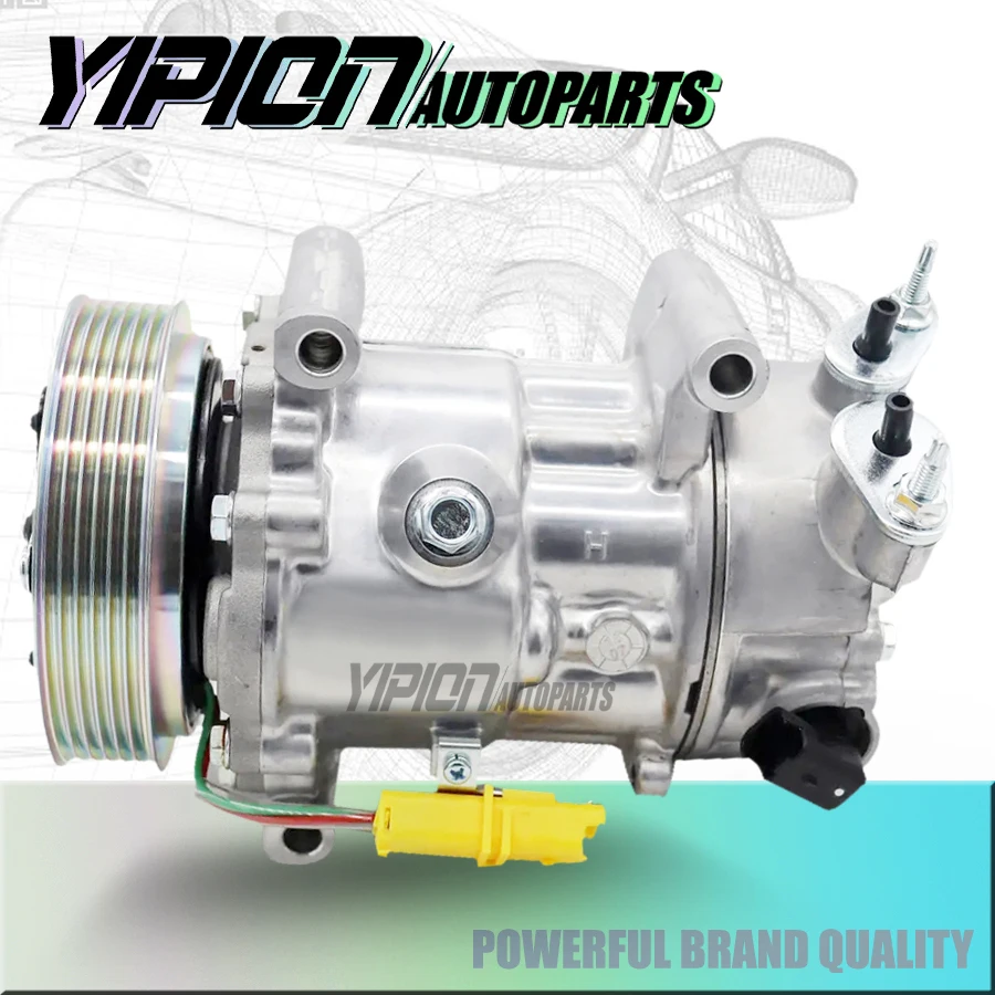

Компрессор кондиционера для Peugeot 207 307 408 Citroen C2 C4 6453ZY 6453ZX 9678038980 9819711680 9678656080 для Peugeot