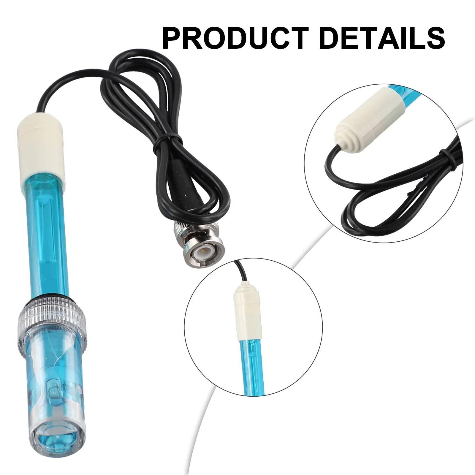 1PC PH Electrode Probe Factory Industry Experiment Laboratory Pool Water Analyzer PH Meter Tester Probe BNC Connector