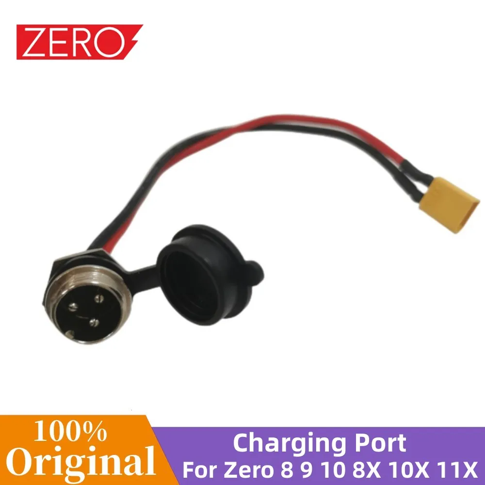 

Original Zero 8X Zero 9 Zero 10 3 Pins Charging Port Suit For Zero 10X Zero 11X Electric Scooter Socket Charge Plug Zero8x Zero9