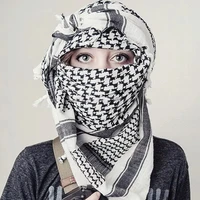 Military Tactical Desert Hijab Scarf Muslim Headscarf Islam Arab Keffiyeh Head Neck Scarves Wrap for Men and Women - Image 2