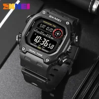 SKMEI 2126 Digital Countdown Sport Watch for Men Waterproof Stopwatch Mens Wristwatch Alarm LED Display Clock Montre Homme 1251 2