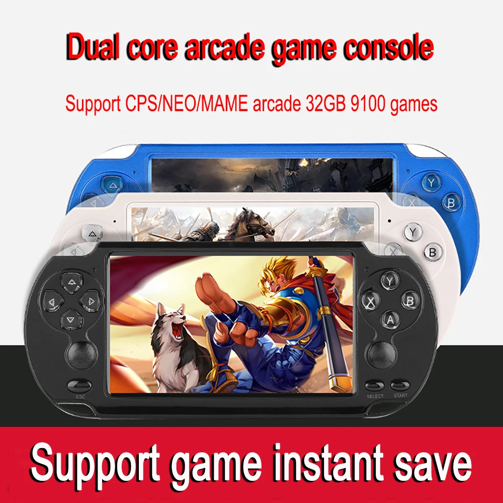 Nostálgico Clássico Dual-shake Game Console Psp 5.1 8g Built-in 3000 Jogos de Mão Saída av Fit para 8g - Image 2