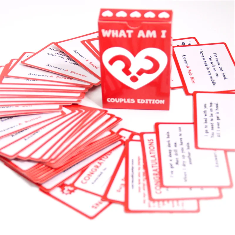 What Am I? Desktop Couple Card Game Romantic Couples Board Game Party