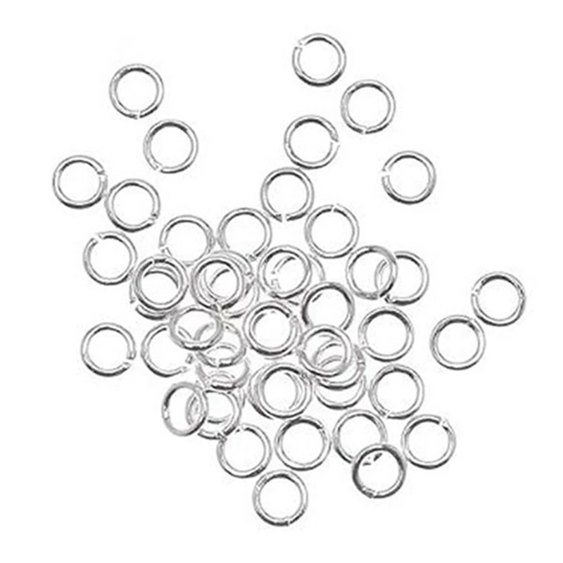 

1500-Piece Open Jump Rings For Jewelry Making, 4Mm, Silver
