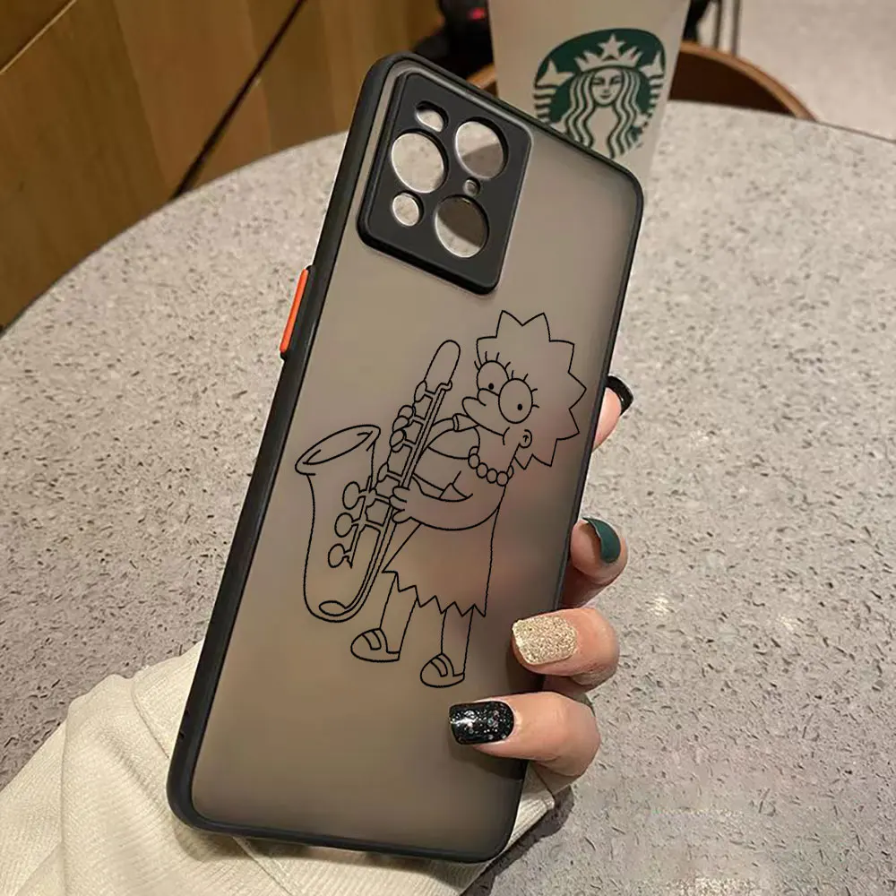 thumbnail image 1 of Funda mate para OPPO Realme 10 9 9I 8 8I 7 7I 6 5 3 FIND X3 X4 PRO 4G 5G Funda Coque Capa Funda película The S-Simpsons-S, 1 of 5