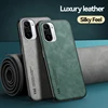 For Xiomi My11i 5G Case Soft PU Leather Silicone Phone Case For Xiaomi Mi 11i Mi11i 5G 2021 Car Magnetic Stand Holder Back Cover 3