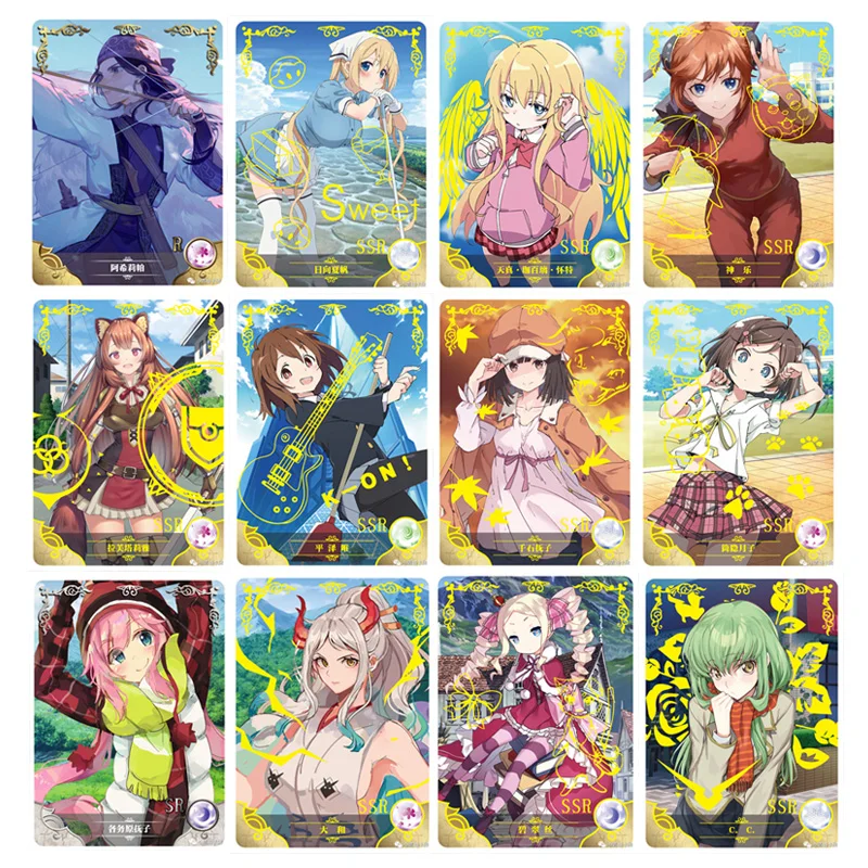 

Goddess Story Mitsuri Yamato Bronzing collection Game cards Anime characters cartoon Children's toys Christmas Birthday gift