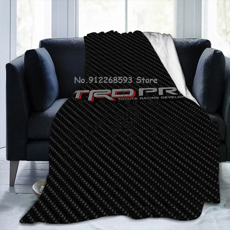 Фланелевое летнее одеяло TRD для Toyota супермягкое плюшевое покрывало кровати