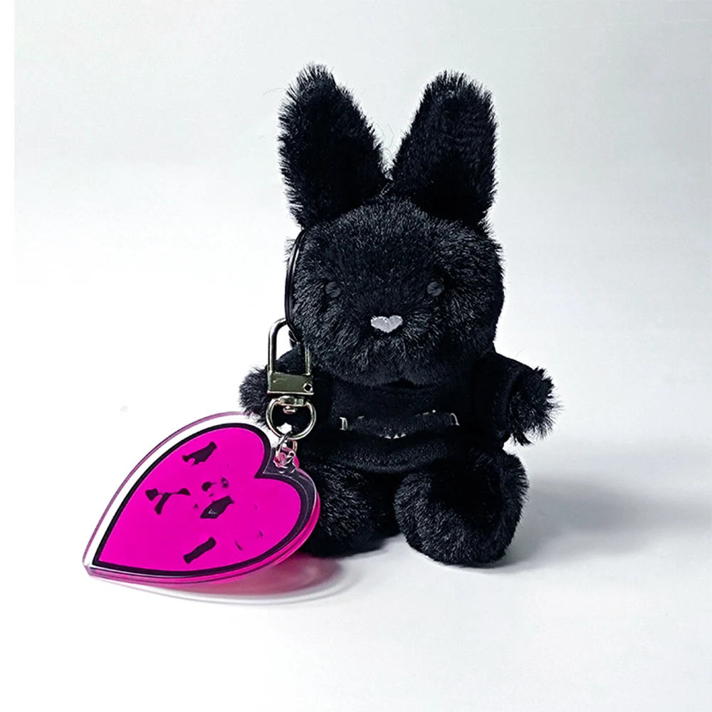 

13cm MTK Instagram Style Black Rabbit Cute PlushPendant Plush Dol Cute Pilows Peripherals SoftFigure Birthday Gift Toys Game Kid