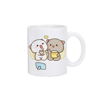 Panda Bear Bubu Dudu Coffee Milk Cup Mocha Cat Panda Bear Couple Christmas Mug Kawaii Cups Original Mugs Free Shipping Drinkware 5