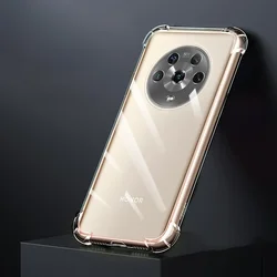 Transparent Shockproof Silicone Phone Case with Airbag Protection for Magic 4 Ultimate (Clear)